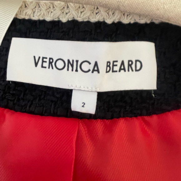 Veronica Beard Mabel Tweed Jacket Navy , Size 2 - Picture 11 of 15